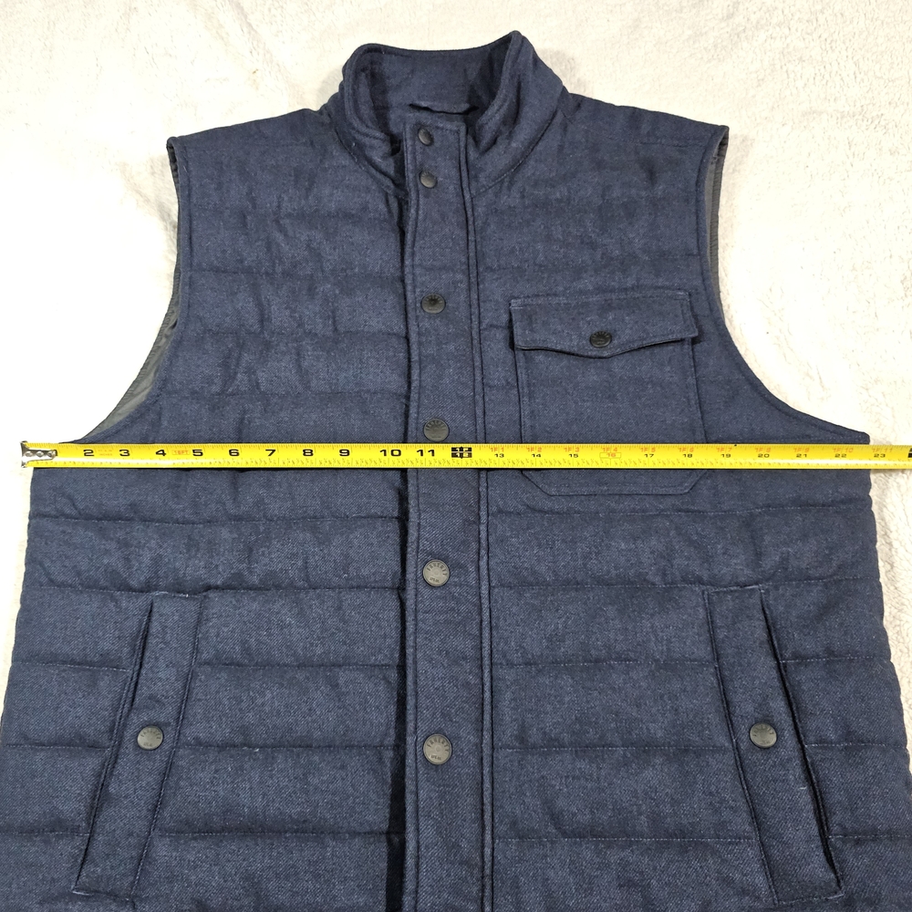 Faherty Teton Valley Vest In Navy Heather  ModeSens - Picture 10 of 11